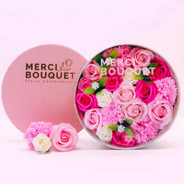 Pink Rose Soap Bouquet
