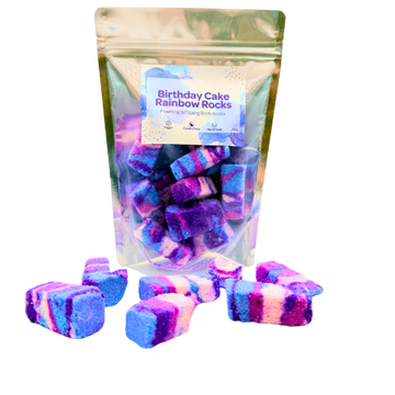 Birthday Cake Bath Rocks