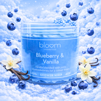 Blueberry & Vanilla Whipped Soap