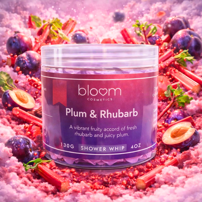 Plum & Rhubarb Whipped Soap