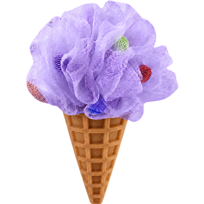 Purple Ice Cream Cone Sponge